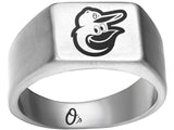 Baltimore Orioles Ring Orioles Silver 10mm Titanium Ring #orioles Sizes 8 - 12