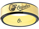 Baltimore Orioles Ring matte gold & black logo Ring #orioles #mlb