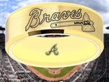 Atlanta Braves Ring Matte Gold Tungsten Wedding Ring Sizes 6 - 13 #atlanta #braves