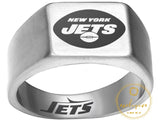 New York Jets Ring Silver Titanium Ring Sizes 8 - 10 #jets #nyjets