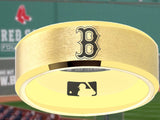 Boston Red Sox Ring Red Sox Wedding Ring Gold Sizes 6 - 13