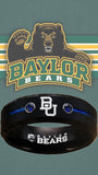 Baylor Bears Ring Black & Blue CZ Wedding Band | Sizes 6-13 #bu #baylor #bears