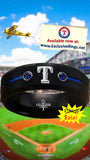 Texas Rangers Ring Championship Ring Black & Blue CZ Wedding Band | Sizes 6-13 #texasrangers #mlb