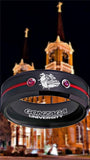 Gonzaga Bulldogs Ring Black & Red CZ Wedding Ring Sizes 6 - 13 #gonzaga #bulldogs