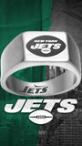 New York Jets Ring Silver Titanium Ring Sizes 8 - 10 #jets #nyjets