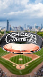 Chicago White Sox Ring Black & Rose Gold 6mm Wedding Ring Sizes 5 - 13 #whitesox #mlb