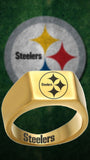 Pittsburgh Steelers Ring Gold 10mm Ring | Sizes 8-12 #pittsburgh #steelers