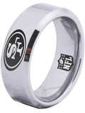 49ers Ring | Silver Wedding Ring | Sizes 4-17 #49ers