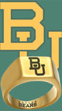 Baylor Bears Ring Gold Titanium Baylor Ring | Sizes 8-12 #bu #baylor #bears