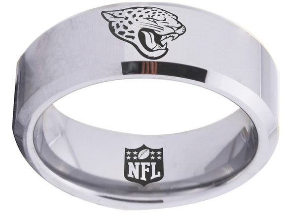 Jacksonville Jaguars Ring Silver Ring Tungsten Ring #jags