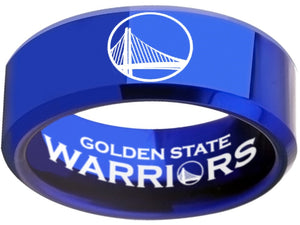 Golden State Warriors Ring Blue and Silver Logo Ring #warriors #gsw