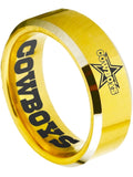 Dallas Cowboys Ring Gold & Silver Wedding Band | Sizes 4-17 #cowboys