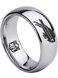 Buffalo Bills Ring Silver Wedding Band | Sizes 5-16 #buffalo #bills