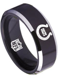 Indianapolis Colts Ring 8mm Black Tungsten Ring #colts