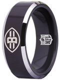 Cleveland Browns Ring 8mm Black Tungsten Wedding Ring #browns #clevelandbrowns