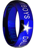 Dallas Cowboys Ring 8mm Blue Ring NFL Football #dallas #cowboys #nfl