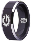 Green Bay Packers Ring 8mm Black Tungsten Ring #packers